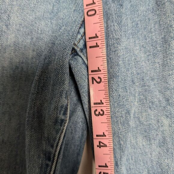 Pistola Jeans straight leg distressed knees light wash sz 26 - Picture 3 of 7